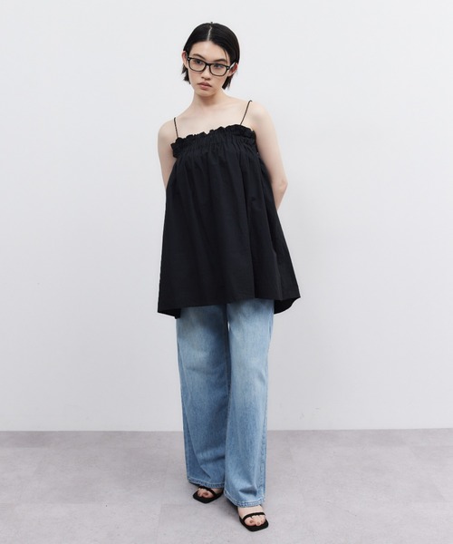 ELTONE（エルトーン）の「ワイドストレートデニムパンツ（デニムパンツ・レディース・ブルー/ブラック・SMALL/MEDIUM）」の20枚目の写真
