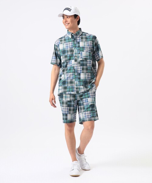 BEAMS GOLF(ビームスゴルフ)の「〈MEN〉ORANGE LABEL / マドラスチェック ショートパンツ(その他パンツ・メンズ・レッド/グリーン・SMALL/MEDIUM/LARGE/X-LARGE)」の8枚目の写真