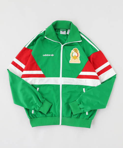 adidas(アディダス)の「adidas / アディダス メキシコ代表 1986 トラックトップ(その他トップス・メンズ・グリーン・SMALL/LARGE)」の1枚目の写真