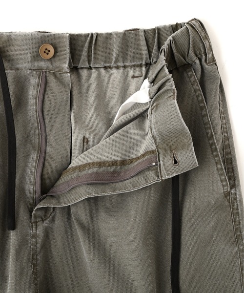 BEAVER(ビーバー)の「B omnivore/ビーオムニボー PIGMENT WIND CLOTH W CARGO SHORTS(その他パンツ・メンズ・ブラック/オリーブ・M/L)」の3枚目の写真