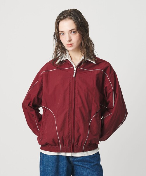 ER(イーアール)の「<ER>ナイロン タフタ テックジャケット(その他アウター・レディース・ブラック/ワイン/グレー系・S/M)」の4枚目の写真
