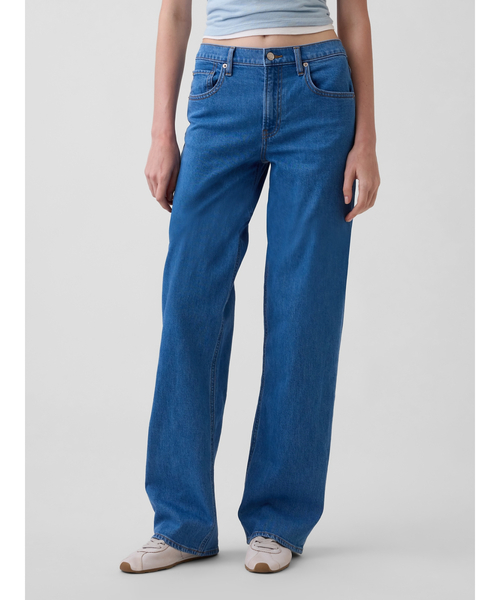 GAP(ギャップ)の「ローライズ '90s ルーズフィット デニム(デニムパンツ・レディース・インディゴブルー・23/24/25/26/27/28/29/30)」の1枚目の写真