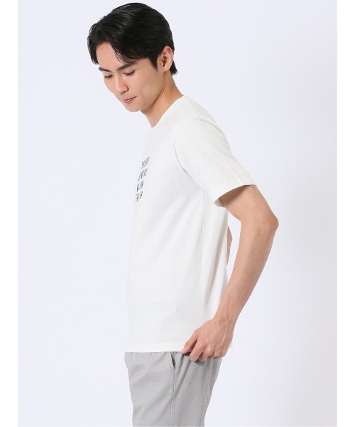 m.f.editorial（エムエフエディトリアル）の「【綿100%】m.f.エディトリアル メンズ メッセージ ロゴ プリント クルーネック 半袖 Tシャツ（Tシャツ/カットソー・メンズ・カーキ/ホワイト/グレー系その他2・LARGE/MEDIUM/X-LARGE）」の5枚目の写真