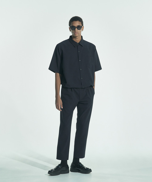 VICTIM(ヴィクティム)の「VICTIM ヴィクティム / DROW CORD SHIRT ドローコードシャツ 速乾 撥水 / VTM-26-S-003(シャツ/ブラウス・メンズ・ブラック/ブラウン/ネイビー・2/1)」の4枚目の写真