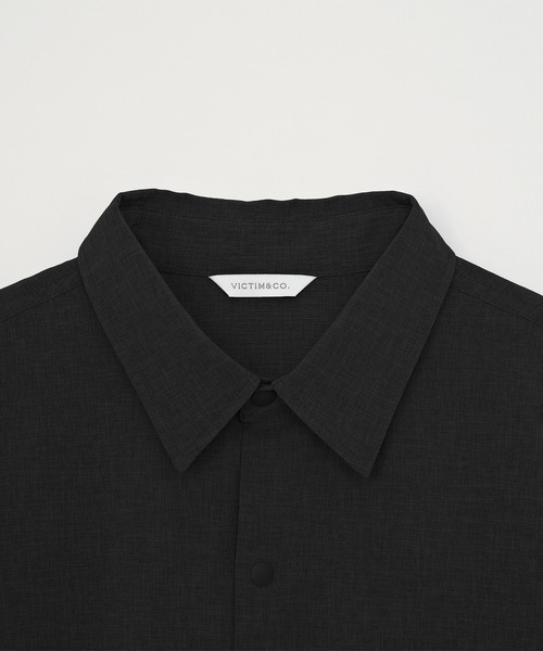 VICTIM(ヴィクティム)の「VICTIM ヴィクティム / DROW CORD SHIRT ドローコードシャツ 速乾 撥水 / VTM-26-S-003(シャツ/ブラウス・メンズ・ブラック/ブラウン/ネイビー・2/1)」の7枚目の写真