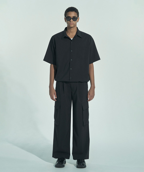 VICTIM(ヴィクティム)の「VICTIM ヴィクティム / DROW CORD SHIRT ドローコードシャツ 速乾 撥水 / VTM-26-S-003(シャツ/ブラウス・メンズ・ブラック/ブラウン/ネイビー・2/1)」の11枚目の写真