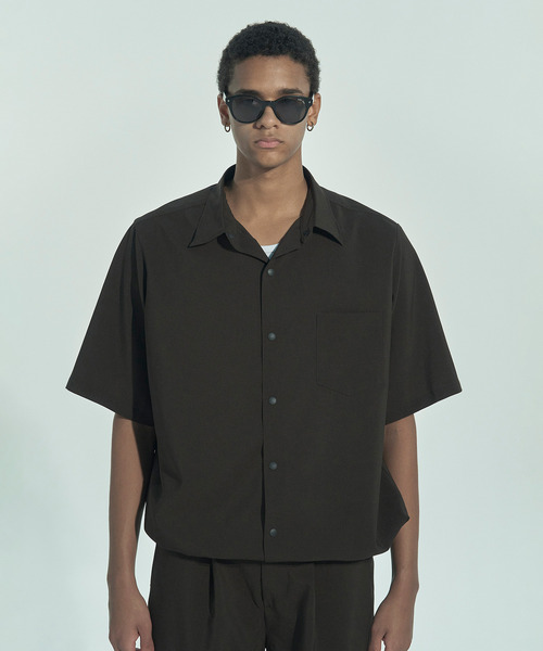 VICTIM(ヴィクティム)の「VICTIM ヴィクティム / DROW CORD SHIRT ドローコードシャツ 速乾 撥水 / VTM-26-S-003(シャツ/ブラウス・メンズ・ブラック/ブラウン/ネイビー・2/1)」の15枚目の写真