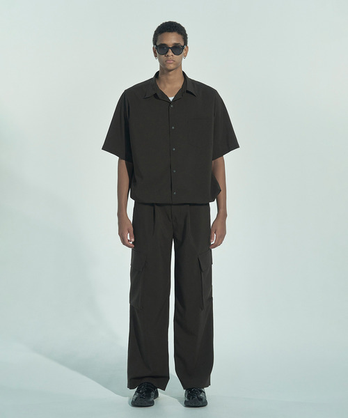 VICTIM(ヴィクティム)の「VICTIM ヴィクティム / DROW CORD SHIRT ドローコードシャツ 速乾 撥水 / VTM-26-S-003(シャツ/ブラウス・メンズ・ブラック/ブラウン/ネイビー・2/1)」の16枚目の写真