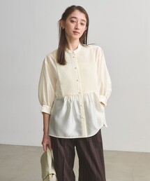 【新品未使用】UNITED ARROWS ブラウス セール】チュールカラー 2WAY ブラウス（シャツ/ブラウス）｜UNITED