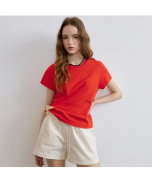 Basic logo round t-shirt [FRSP07TS03]_Red