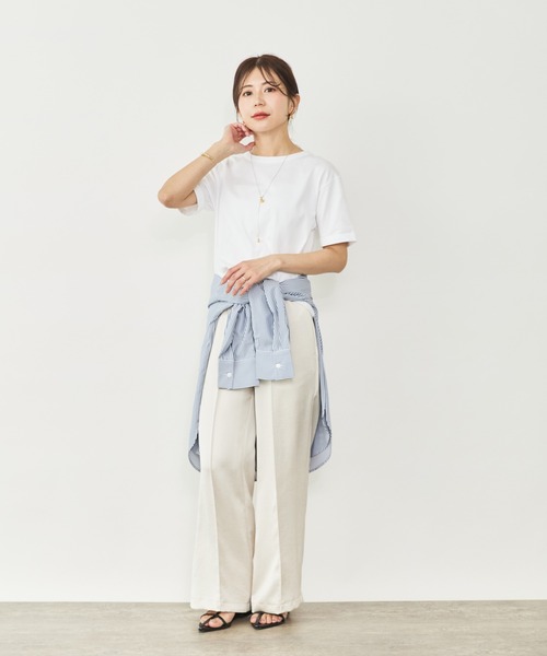 Sirin(シリン)の「バックデザインTシャツ(Tシャツ/カットソー・レディース・ネイビー/ホワイト・FREE)」の13枚目の写真