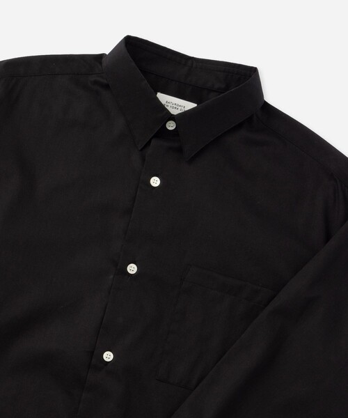 Saturdays NYC（サタデーズ ニューヨークシティ ）の「Crosby Lawn Cloth LS Shirt（シャツ/ブラウス・メンズ・ブラック/ミント/チャコールグレー・L/XL/S/M）」の16枚目の写真