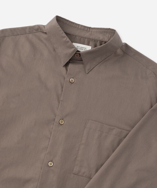Saturdays NYC（サタデーズ ニューヨークシティ ）の「Crosby Lawn Cloth LS Shirt（シャツ/ブラウス・メンズ・ブラック/ミント/チャコールグレー・L/XL/S/M）」の17枚目の写真