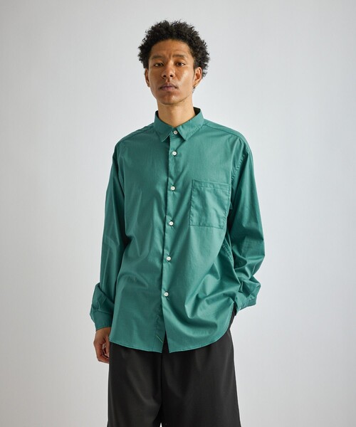 Saturdays NYC（サタデーズ ニューヨークシティ ）の「Crosby Lawn Cloth LS Shirt（シャツ/ブラウス・メンズ・ブラック/ミント/チャコールグレー・L/XL/S/M）」の3枚目の写真