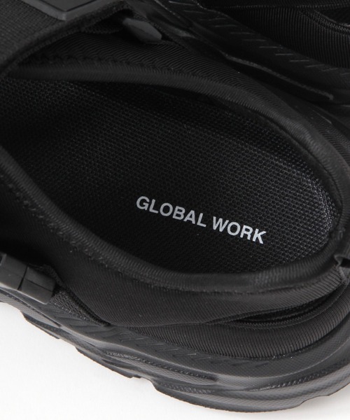 GLOBAL WORK（グローバルワーク）の「らくっションベルトスニーカーサンダル/667570（サンダル・メンズ・ブラック×ホワイト/ブラック・MEDIUM/LARGE）」の11枚目の写真