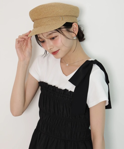 Apuweiser-riche（アプワイザーリッシェ）の「シャーリングキャミドッキングカットソー（Tシャツ/カットソー・レディース・ライトブルー/ブラック系その他2・2）」の11枚目の写真