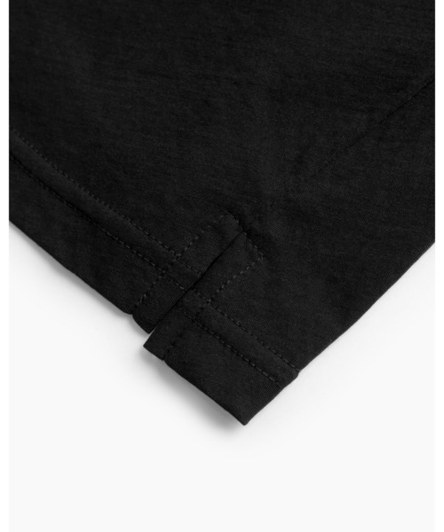 LAD MUSICIAN(ラッドミュージシャン)の「COTTON TWIST JERSEY U-NECK BIG T-SHIRT(Tシャツ/カットソー・メンズ・ブラック・42/44/46)」の3枚目の写真