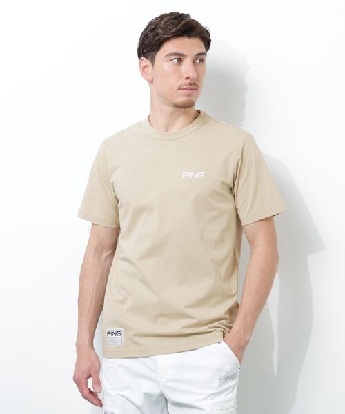 PING(ピン)の「【PING APPAREL】PEカノコTシャツ <GOLD> (MENS)(Tシャツ/カットソー・メンズ・ブラック/ホワイト/ベージュ・L/LL/LL1/M/S)」の3枚目の写真