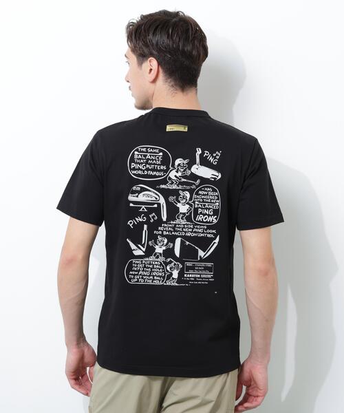 PING(ピン)の「【PING APPAREL】PEカノコTシャツ <GOLD> (MENS)(Tシャツ/カットソー・メンズ・ブラック/ホワイト/ベージュ・L/LL/LL1/M/S)」の17枚目の写真