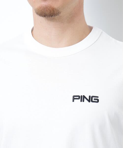 PING(ピン)の「【PING APPAREL】PEカノコTシャツ <GOLD> (MENS)(Tシャツ/カットソー・メンズ・ブラック/ホワイト/ベージュ・L/LL/LL1/M/S)」の4枚目の写真