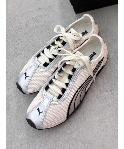 EVRIS(エヴリス)の「【PUMA】H-STREET OG(スニーカー・レディース・ホワイト/ブラック/グリーン・LARGE/MEDIUM)」の2枚目の写真