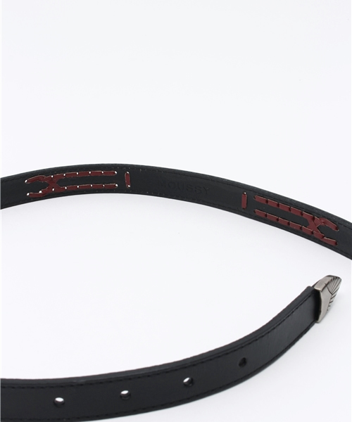 MOUSSY（マウジー）の「LACE UP WESTERN BELT（ベルト・レディース・ブラック/ボルドー・FREE）」の4枚目の写真
