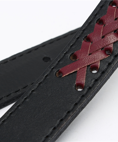 MOUSSY（マウジー）の「LACE UP WESTERN BELT（ベルト・レディース・ブラック/ボルドー・FREE）」の5枚目の写真