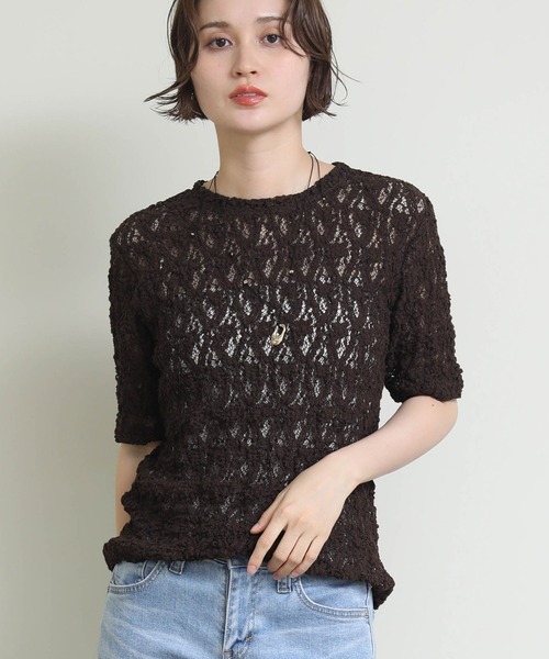 Re Fiina(フィーナ)の「カムイレースカットソー(Tシャツ/カットソー・レディース・ブラウン・FREE)」の6枚目の写真