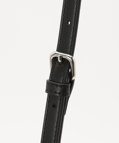 Spick & Span(スピックアンドスパン)の「GIANNI CHIARINI / ジャンニ キアリーニ MASHUP(ショルダーバッグ・レディース・ブラック・FREE)」の3枚目の写真