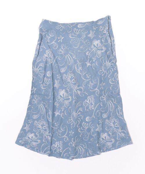 RVCA(ルーカ)の「RVCA/ルーカ LAURYN ALVAREZ MIDI SKIRT スカート BG043695(スカート・レディース・ライトブルー・XS/S)」の1枚目の写真
