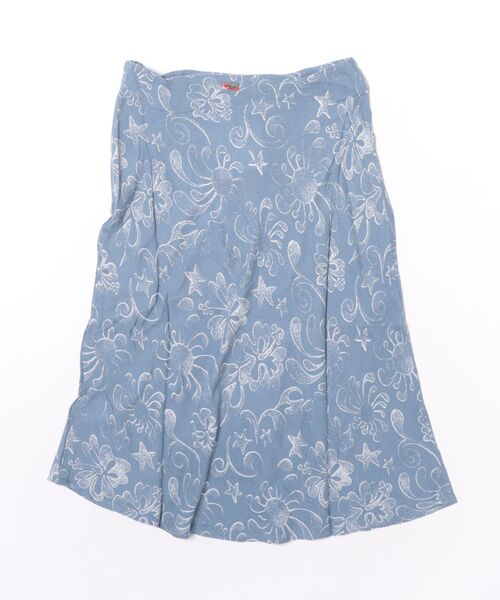 RVCA(ルーカ)の「RVCA/ルーカ LAURYN ALVAREZ MIDI SKIRT スカート BG043695(スカート・レディース・ライトブルー・XS/S)」の2枚目の写真