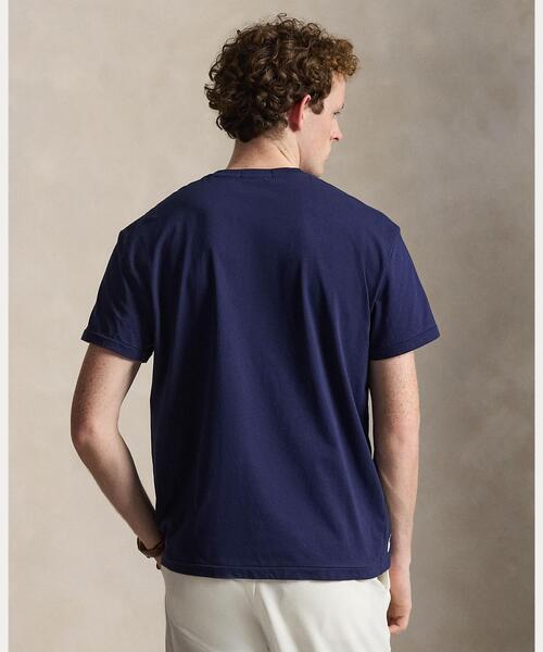POLO RALPH LAUREN（ポロ ラルフ ローレン）の「クラシック フィット ロゴ ジャージー Tシャツ（Tシャツ/カットソー・メンズ・ネイビー系1・L/M/S/XL/XS/XXL）」の4枚目の写真
