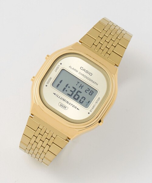 CASIO(カシオ)の「<CASIO>A140WEG-9AJF 腕時計(デジタル腕時計・メンズ・ゴールド・FREE)」の2枚目の写真