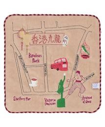 CHIZUTABI（チズタビ）の「刺繍タオルハンカチ CHIZU柄（ハンカチ/ハンドタオル）」