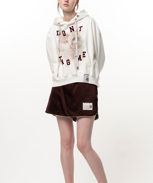 Maison MIHARA YASUHIRO（メゾンミハラヤスヒロ）の「Cat Printed Hoodie（パーカー・レディース・グレー/ホワイト/ブラック・36/38/40）」の5枚目の写真