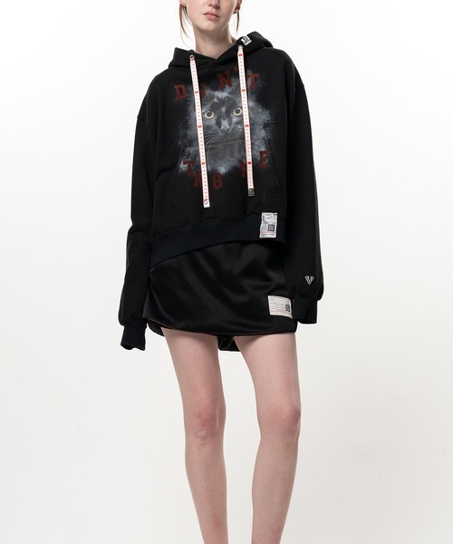 Maison MIHARA YASUHIRO（メゾンミハラヤスヒロ）の「Cat Printed Hoodie（パーカー・レディース・グレー/ホワイト/ブラック・36/38/40）」の11枚目の写真