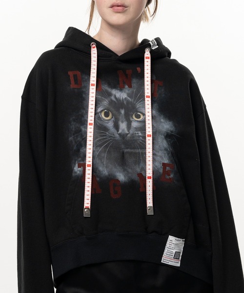 Maison MIHARA YASUHIRO（メゾンミハラヤスヒロ）の「Cat Printed Hoodie（パーカー・レディース・グレー/ホワイト/ブラック・36/38/40）」の14枚目の写真