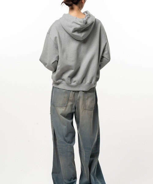 Maison MIHARA YASUHIRO（メゾンミハラヤスヒロ）の「Cat Printed Hoodie（パーカー・レディース・グレー/ホワイト/ブラック・36/38/40）」の19枚目の写真