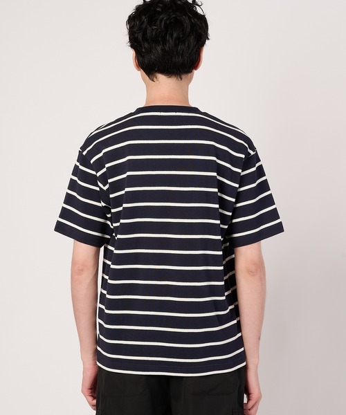 Arnold Palmer(アーノルドパーマー)の「カノコボーダー クルーネック Tシャツ(Tシャツ/カットソー・メンズ・ネイビー/ブラック/カーキ・LL/L/M)」の10枚目の写真