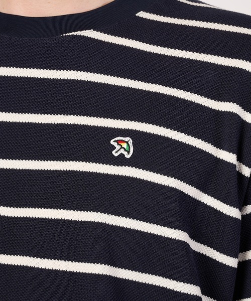 Arnold Palmer(アーノルドパーマー)の「カノコボーダー クルーネック Tシャツ(Tシャツ/カットソー・メンズ・ネイビー/ブラック/カーキ・LL/L/M)」の12枚目の写真