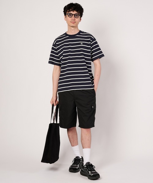 Arnold Palmer(アーノルドパーマー)の「カノコボーダー クルーネック Tシャツ(Tシャツ/カットソー・メンズ・ネイビー/ブラック/カーキ・LL/L/M)」の7枚目の写真