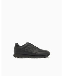 ARMANI EXCHANGE | 【A|X アルマーニ エクスチェンジ】オールオーバーロゴ レースアップスニーカー(スニーカー)