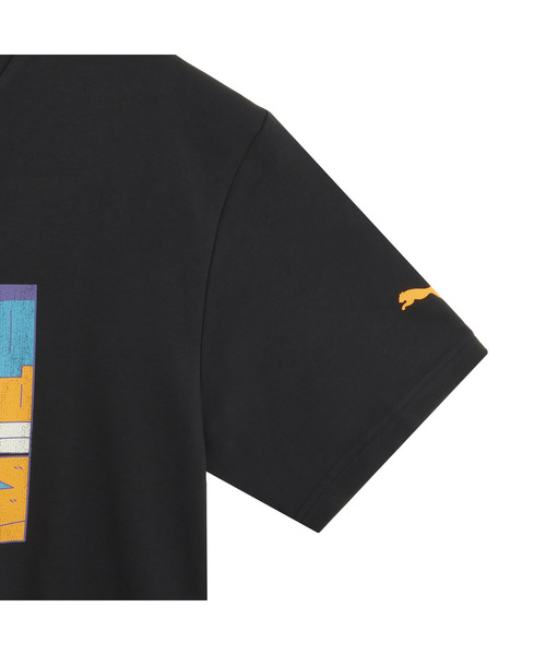 PUMA(プーマ)の「PUMA プーマ メンズ ESS エレベーテッド MX ベビーテリー 半袖 Tシャツ(Tシャツ/カットソー・メンズ・ホワイト/ブラック・SMALL/X-LARGE/LARGE/MEDIUM/XX-LARGE)」の6枚目の写真
