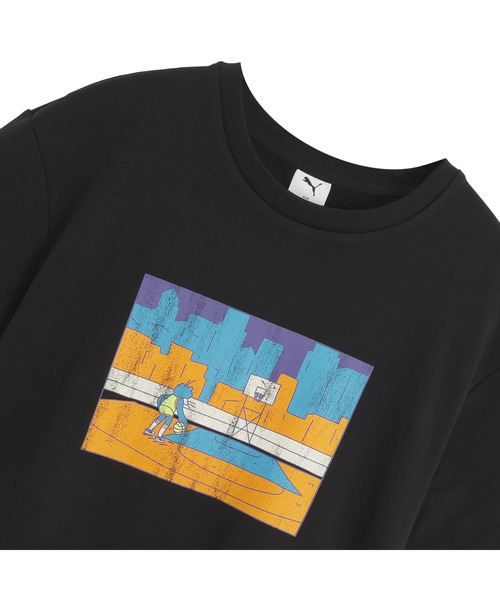 PUMA（プーマ）の「PUMA プーマ メンズ ESS エレベーテッド MX ベビーテリー 半袖 Tシャツ（Tシャツ/カットソー・メンズ・ホワイト/ブラック・SMALL/X-LARGE/LARGE/MEDIUM/XX-LARGE）」の15枚目の写真