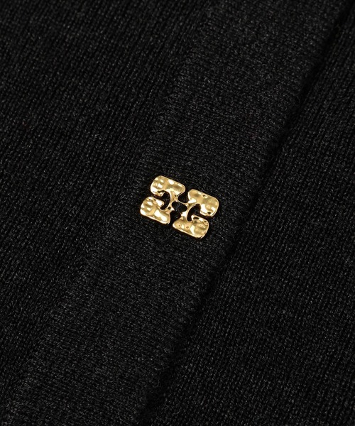 GANNI（ガニー）の「Mini Ribbed Merino Polo（ポロシャツ・レディース・ホワイト系その他・S/M）」の4枚目の写真