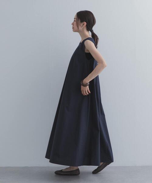 URBAN RESEARCH DOORS(アーバンリサーチドアーズ)の「フロントタックノースリーブワンピース(ワンピース・レディース・ネイビー/グリーン/マスタード・FREE)」の22枚目の写真