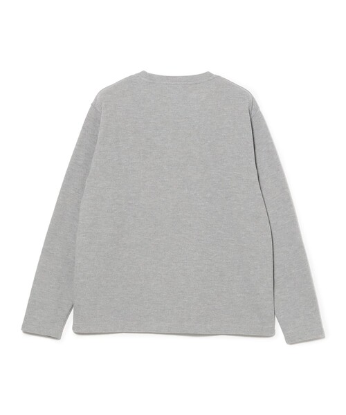 BEAMS HEART(ビームスハート)の「フェイクレイヤード ダブルフェイス カットソー(Tシャツ/カットソー・メンズ・ブラック/グレー/ネイビー・M/S/L/XL)」の8枚目の写真