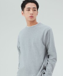 フェイクレイヤード ダブルフェイス カットソー