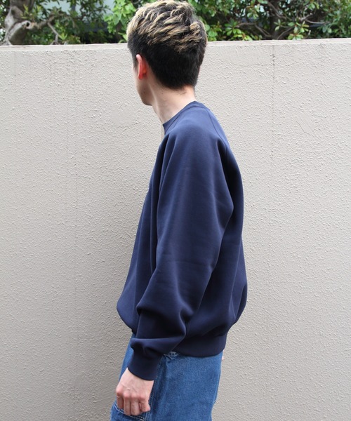 GYMPHLEX(ジムフレックス)の「Gymphlex/ジムフレックス スウィングスリーブクルーネックプルオーバースウェット SWING SLEEVE CREW P.O. SWEAT GY-C0292 TCF(メンズ)(スウェット・メンズ・チャコールグレー/ネイビー/トップグレー/アイボリー・M/L)」の5枚目の写真