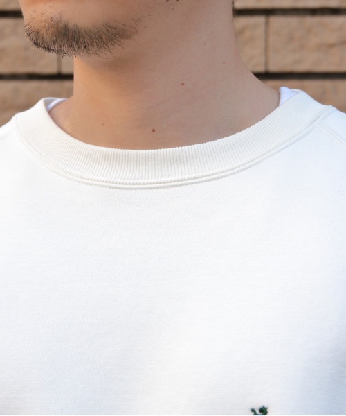 GYMPHLEX(ジムフレックス)の「Gymphlex/ジムフレックス スウィングスリーブクルーネックプルオーバースウェット SWING SLEEVE CREW P.O. SWEAT GY-C0292 TCF(メンズ)(スウェット・メンズ・チャコールグレー/ネイビー/トップグレー/アイボリー・M/L)」の8枚目の写真